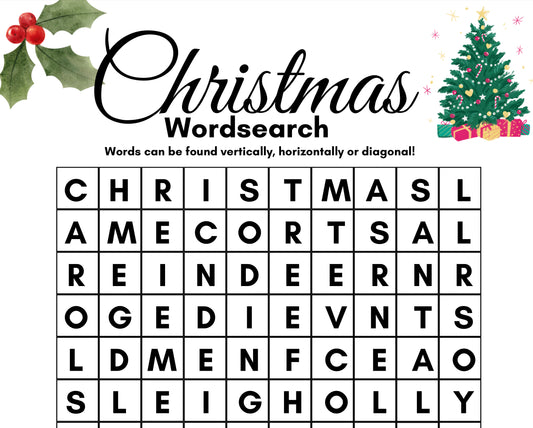 🎄 Free Christmas Word Search - Printable Holiday Activity for Kids and Adults 🎅